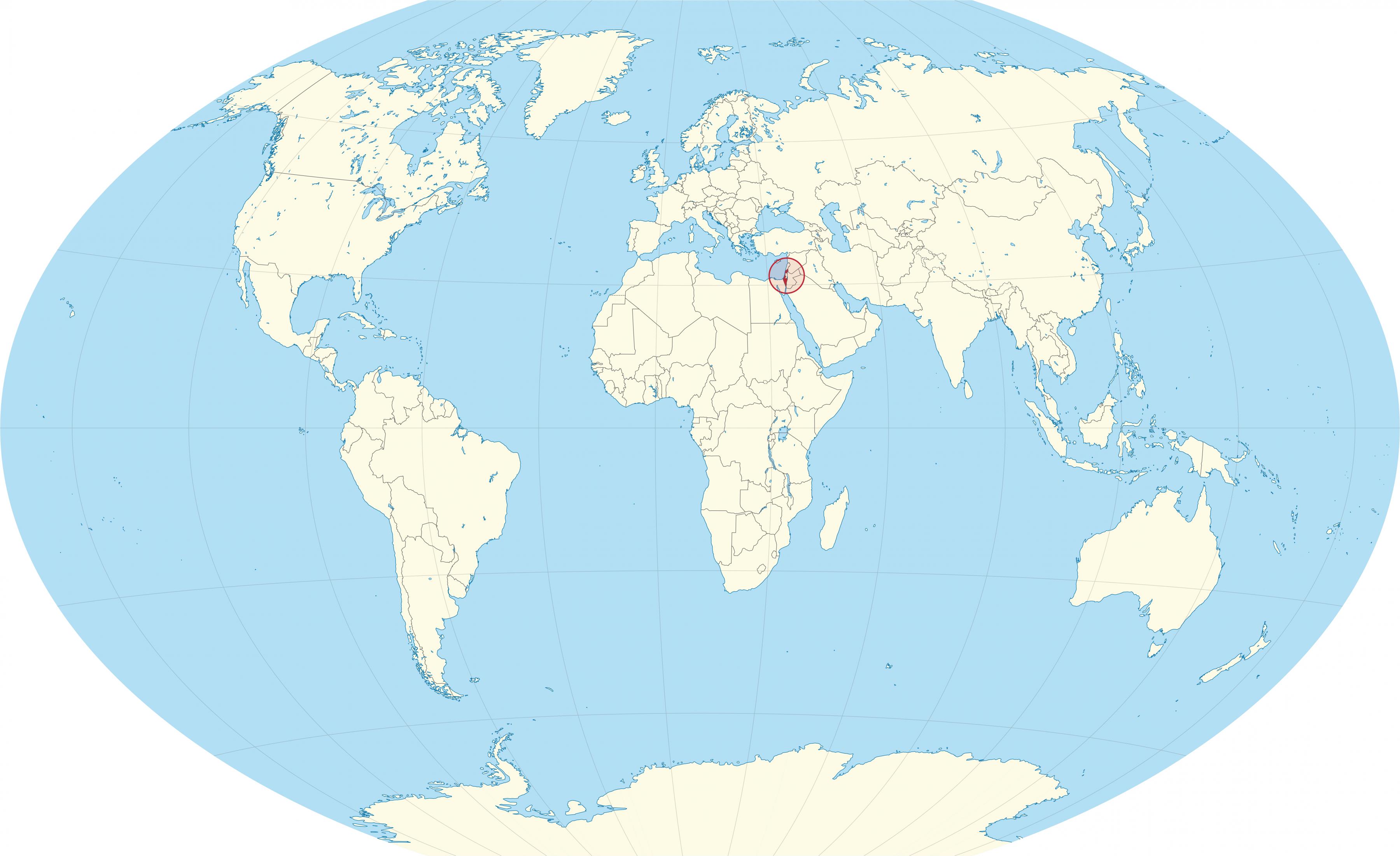 Israel No Mapa Do Mundo Países Vizinhos E Localização No Mapa Da Ásia